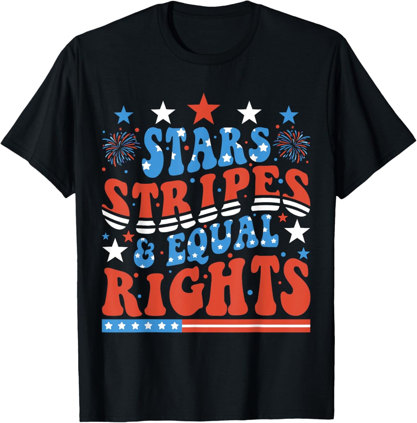 Stars Stripes And Human Rights T-Shirt