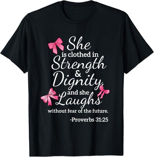 25 Bow Christian T-Shirt