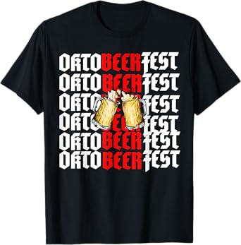 Oktoberfest Funny Beer Lover Bavarian Drinking Festival T-Shirt