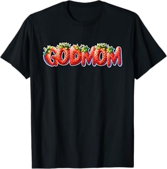 Strawberry Mommy Godmom Birthday Party T-Shirt