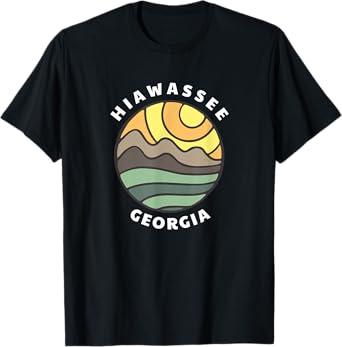 Hiawassee Georgia Mountains Blue Ridge GA Vacation T-Shirt