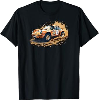 911 Safari Baja Dakar Offroad vintage track turbo auto car T-Shirt