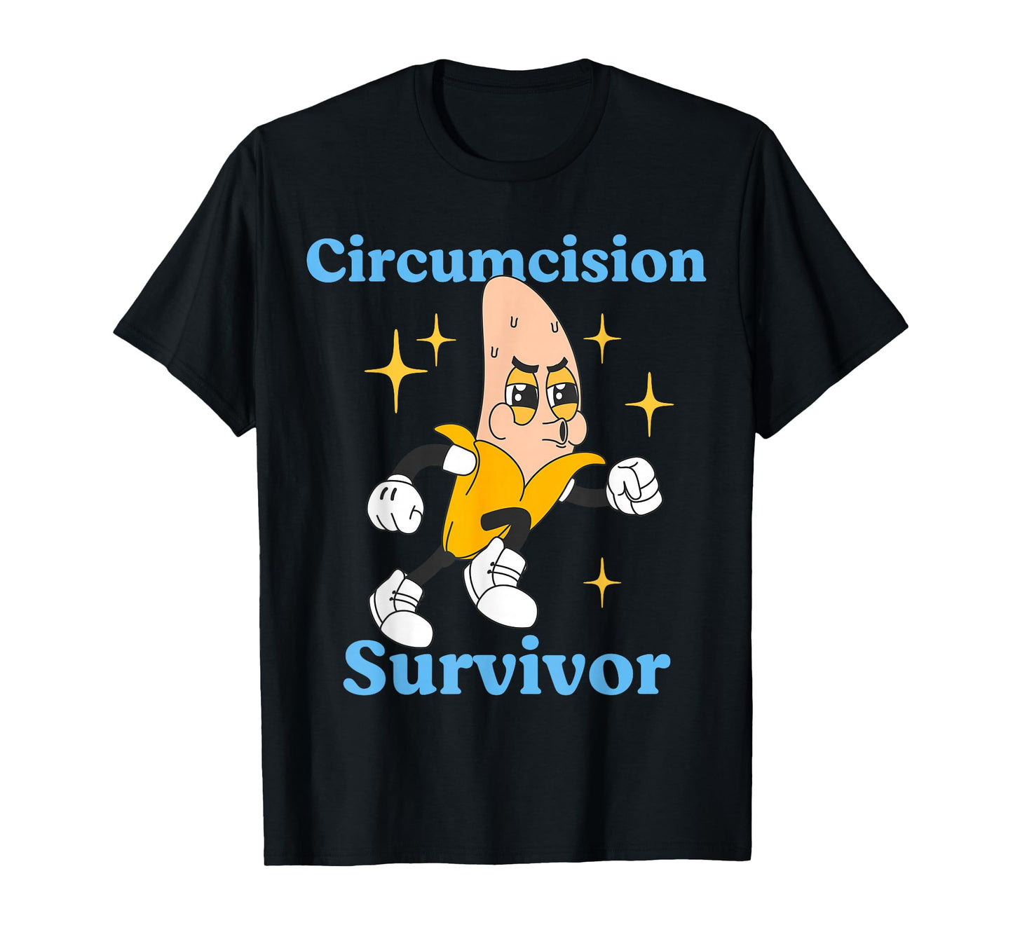 Retro Circumcision Survivor Funny Adult Humor Religious T-Shirt