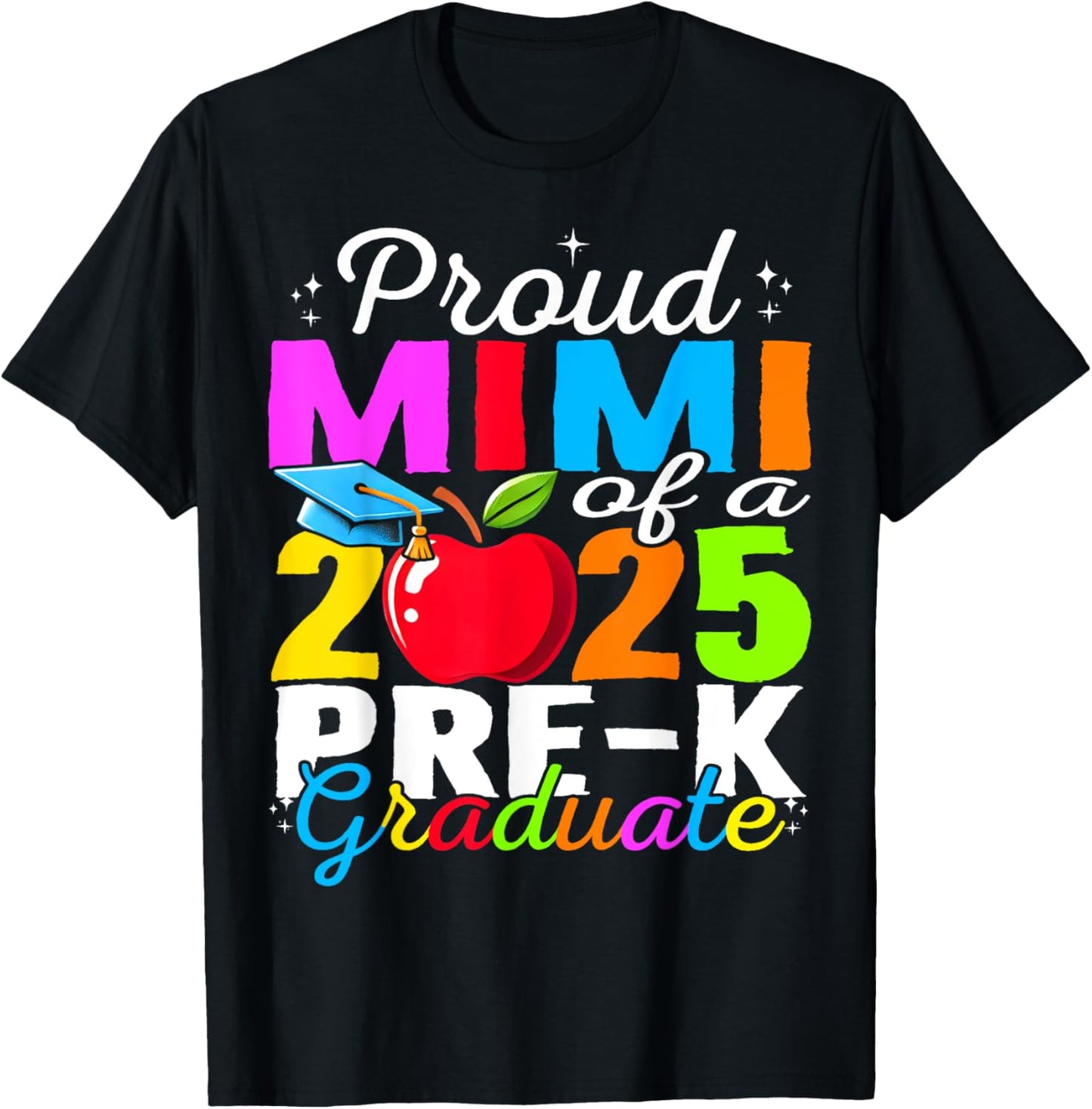 Funny Proud Mimi of a Class of 2025 Pre-k Graduate T-Shirt