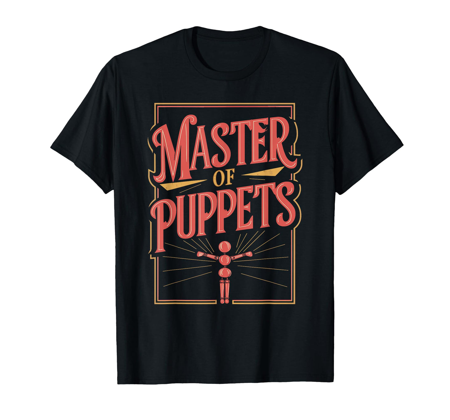 Puppet Mastery Shadow Play Ventriloquist Performance Art T-Shirt