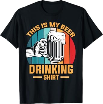 This Is My Beer Drinking Shirt Funny Party Gift T-Shirt
