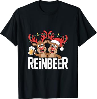 Reinbeer Reindeer Christmas Cheer Fun T-Shirt