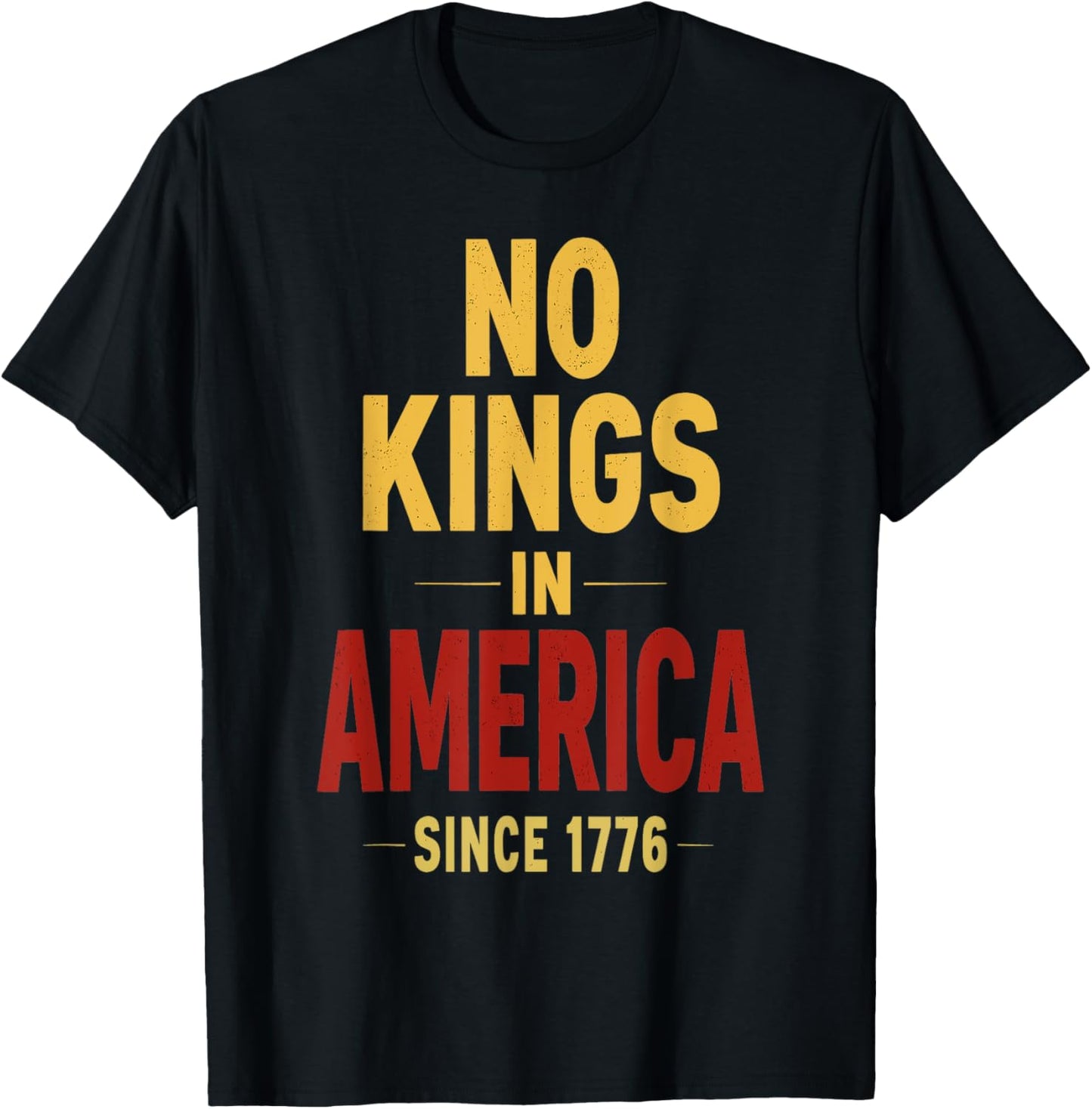 No Kings Vintage Patriotic Freedom Liberty Usa Liberty T-Shirt