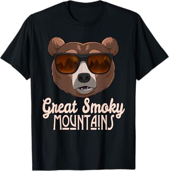 Great Smoky Mountains National Park Bear T Shirt T-Shirt