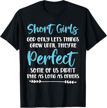 Funny Short Girl Gift For Short Girls Are Perfect Fun Size T-Shirt