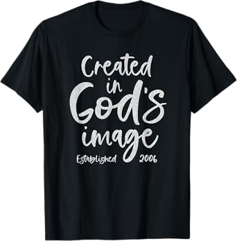 19 Year Old Christian Jesus and God 2006 19th Birthday T-Shirt