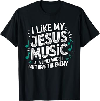 Music Jesus Christ Religion Christian Musician Christianity T-Shirt
