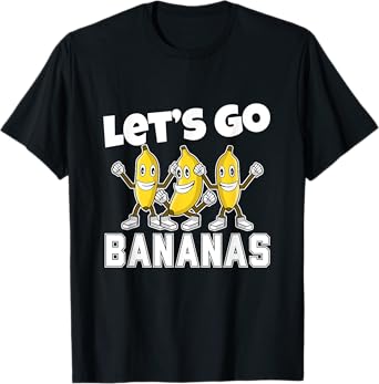 Let's Go Bananas Vintage Retro Costume Funny Bananas T-Shirt