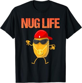 Cool Chicken Nugget Art For Boys Kids Chicken Nugget Lover T-Shirt