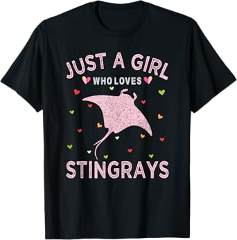 Stingray Lover Women Tee Just A Girl Who Loves Stingrays T-Shirt