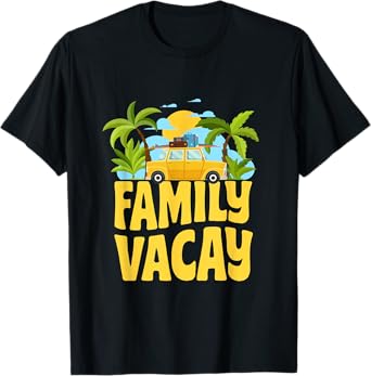 Family Vacay Spring Vacation Summer Break Memories Matching T-Shirt