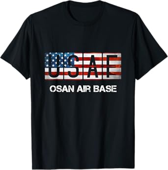 Osan Air Base US Flag T-Shirt