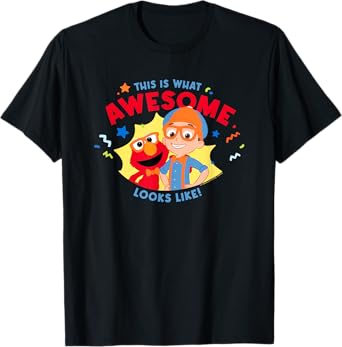 Blippi Sesame Street This Is What Awesome Looks Like! T-Shirt