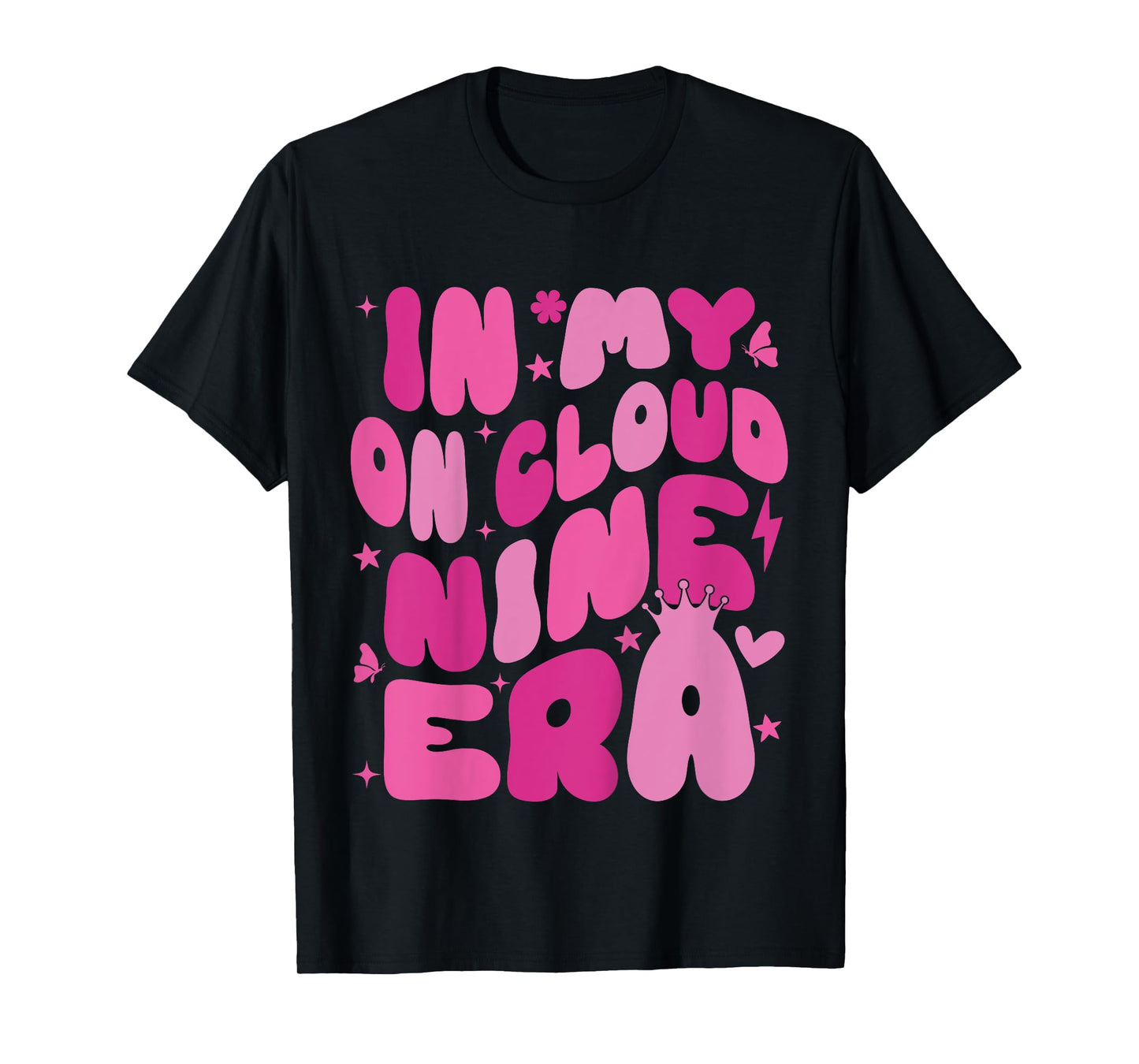 In My On Cloud Nine Era 9th Birthday Decoration Party Kids T-Shirt