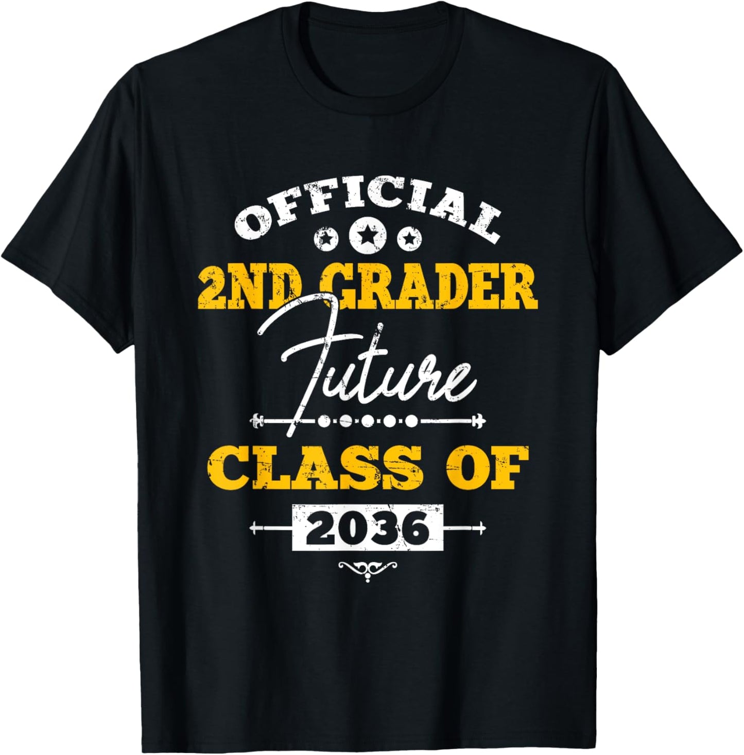Official 2nd Grader Future Class Of 2036 First Day School T-shirt by TeeBrew