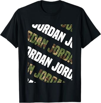Jordan Camo Pattern Green Camouflage T-Shirt