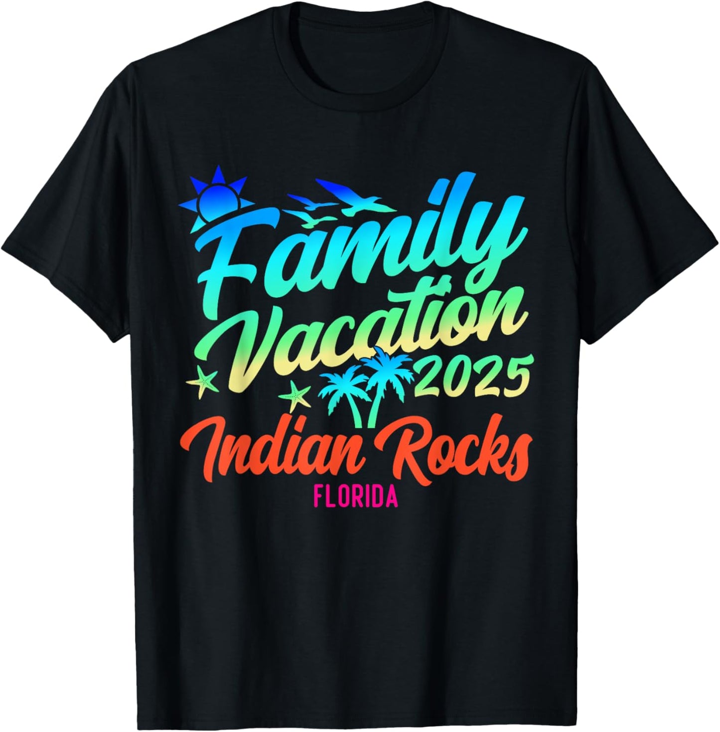 Indian Rocks Beach Florida Family Vacation Matching Summer T-Shirt