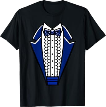 Tuxedo with Bowtie For Funny Wedding And Special Occasions T-Shirt