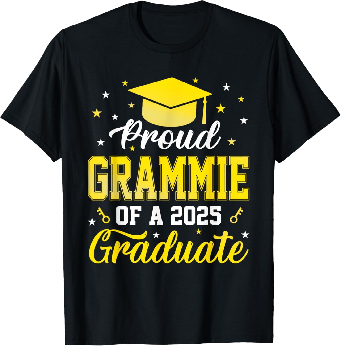 Proud Grammie Of A 2025 Graduate Senior Graduation 2025 T-Shirt