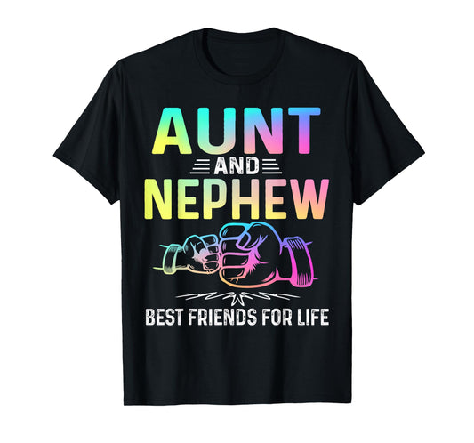 Aunt and Nephew Best Friends for Life Matching Aunt Nephew T-Shirt
