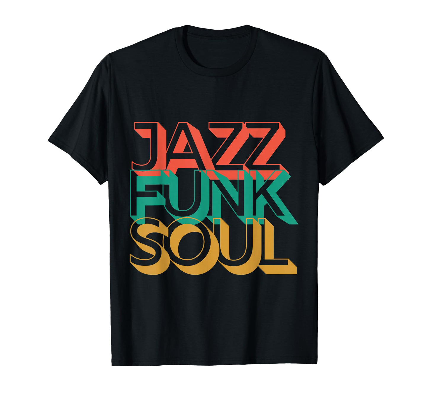 Jazz Funk & Soul - Afro Retro Vintage Music T-Shirt