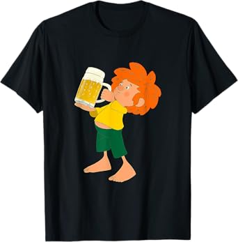 Pumuckl drinks beer T-Shirt