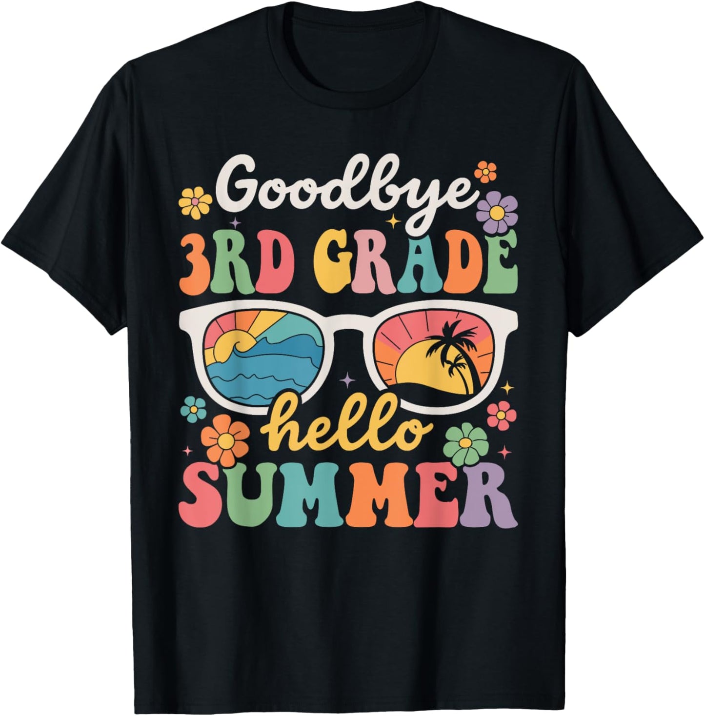Goodbye 3rd Grade Hello Summer Last Day Of School T-shirt by TeeBrew