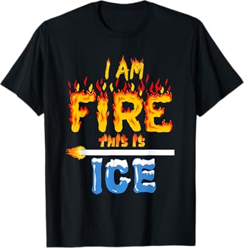 Funny Ice and Fire Costume Halloween Family Matching Women T-Shirt