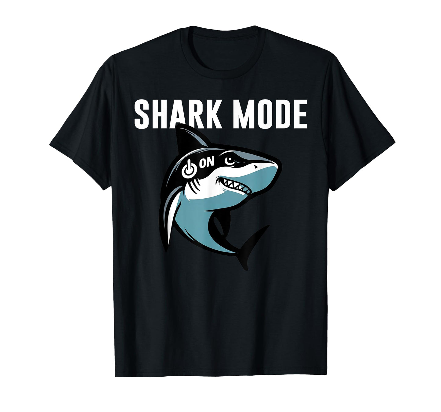 Cool Shark Shark Mode On Beach Funny Shark T-Shirt