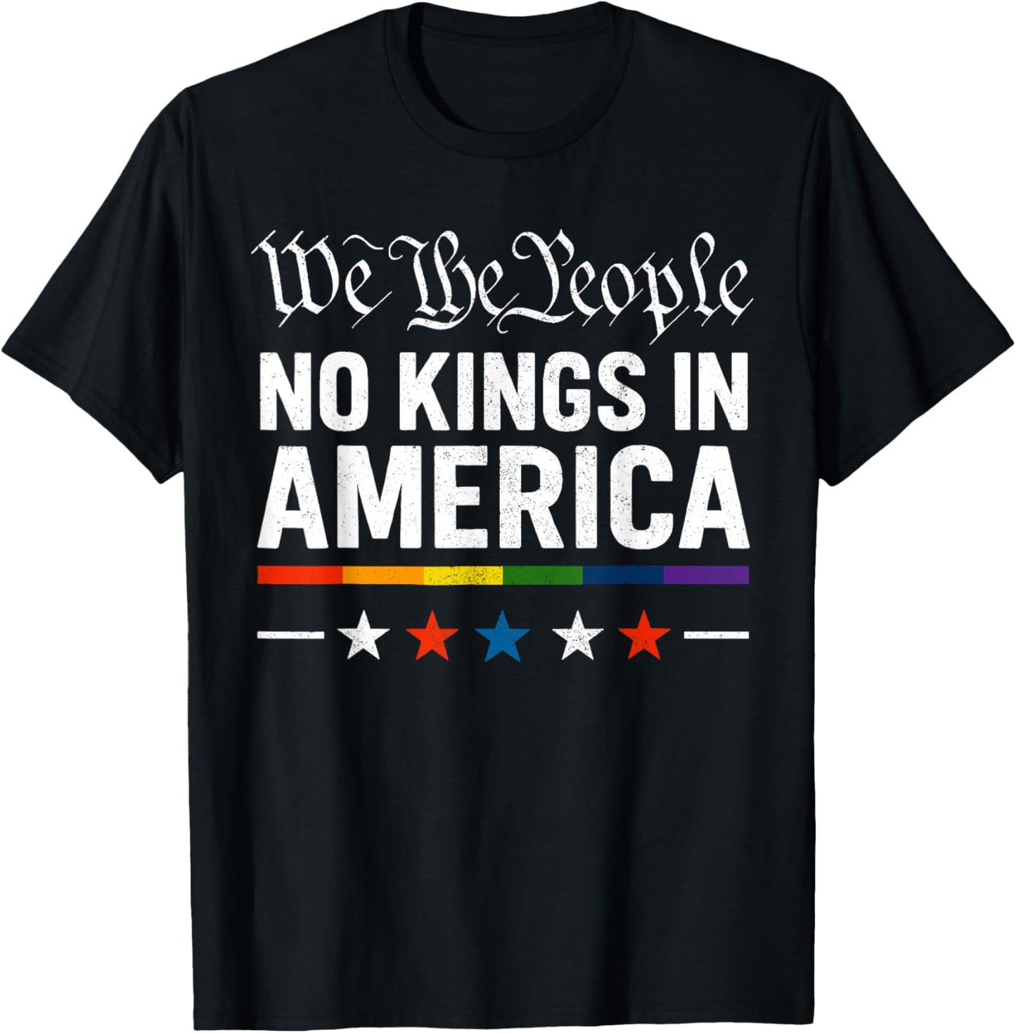 No Kings In America Patriotic Lgbt Pride Trans Patriotic T-shirt