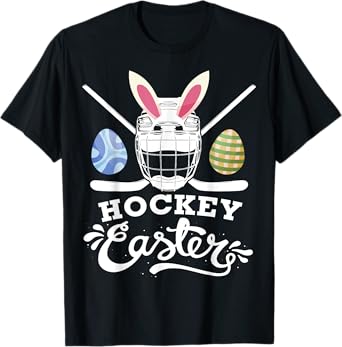 Hockey Easter Funny Easter Day Ice Hockey Player T-Shirt