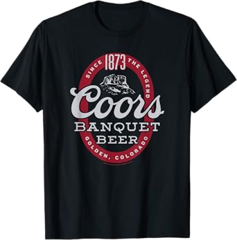 Coors Banquet Beer Since 1873 Golden Colorado T-Shirt