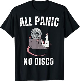 Funny Possum All Panic No Disco Gift For Men Women Kids T-Shirt