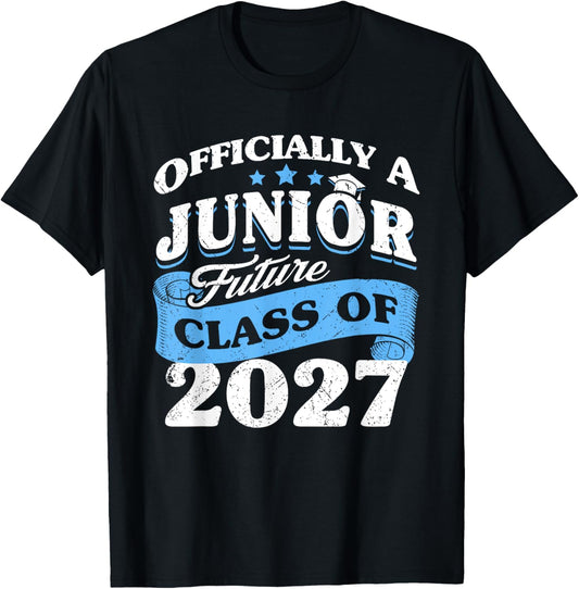 Officially a Junior Class of 2027 Fun First Day Vintage T-Shirt