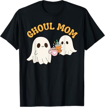 Ghoul Mom Cute Halloween Mother Ghost Mommy Trick Treating T-Shirt