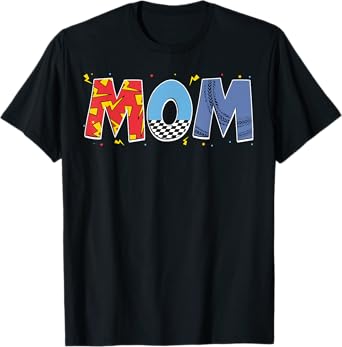 Mom And Dad Birthday Boy Racing Car Family Matching T-Shirt