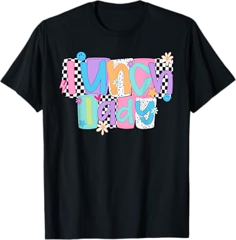 Lunch Lady Cafeteria Worker Lunch Squad Back to School T-Shirt