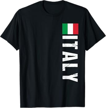 Italy Gift Flag Italy Vintage Italia Italiano Italian T-Shirt