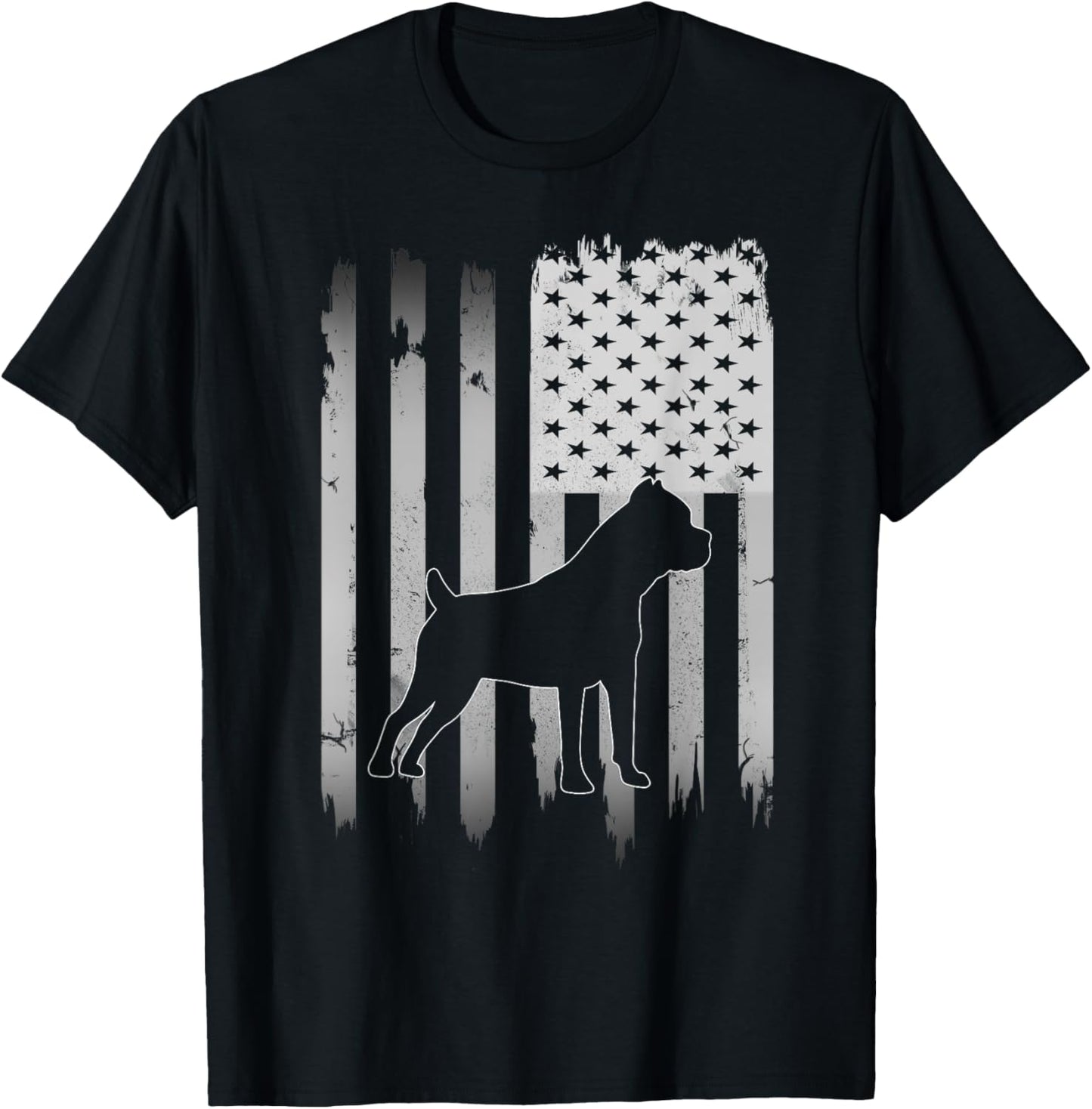 Cane Corso Dog USA American Flag 4th of July Patriotic Gift T-Shirt