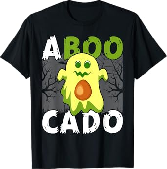 ABooCado Shirt Cute Avocado Halloween Shirt Avocado T-Shirt