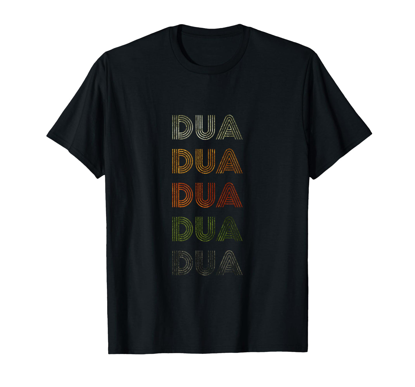 Love Heart Dua Tee Grunge Vintage Style Black Dua T-Shirt