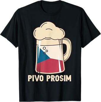 Czech Vacation Tshirt Pivo Prosim Beer Please Czech Vacation T-Shirt