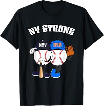 NY STRONG_NYY_NYM_MLB_001 T-Shirt