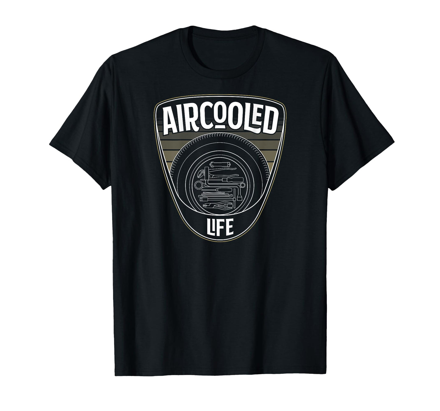 Aircooled Life: Car Parts & Tools Emblem T-Shirt