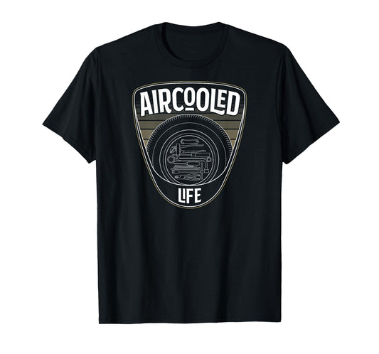 Aircooled Life: Car Parts & Tools Emblem T-Shirt